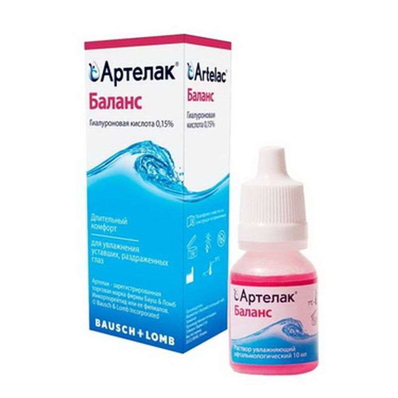 Artelac balans eye drops 10ml buy solution for the eyes moisturizing