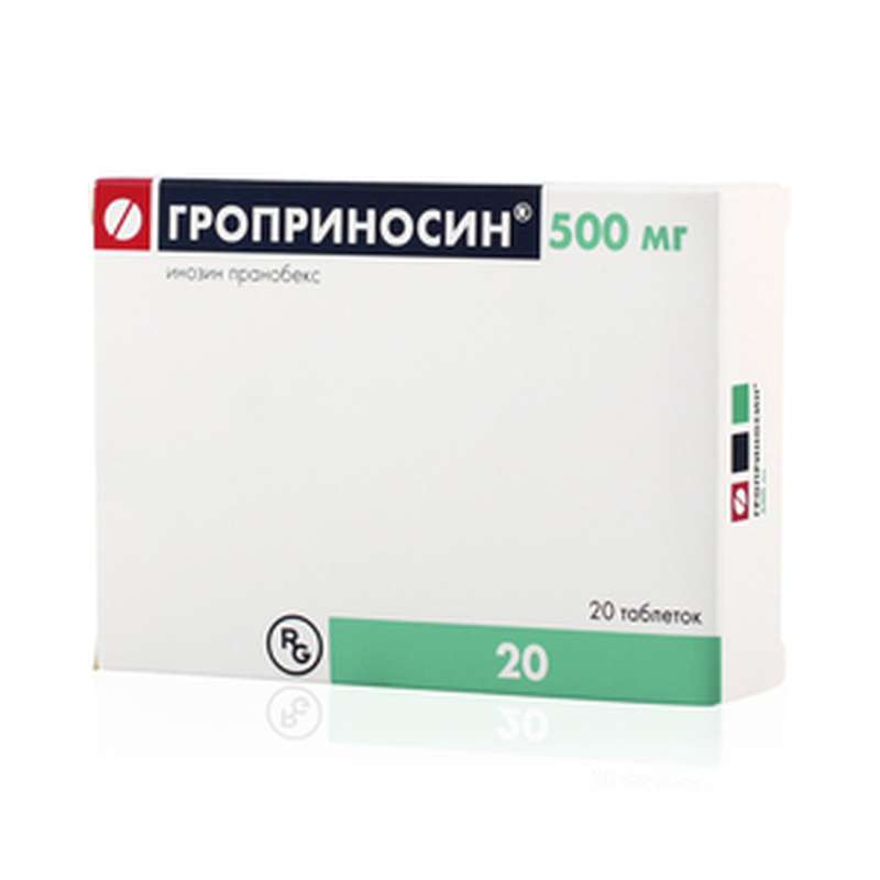 Groprinosin 500mg 20 pills buy immunostimulating online