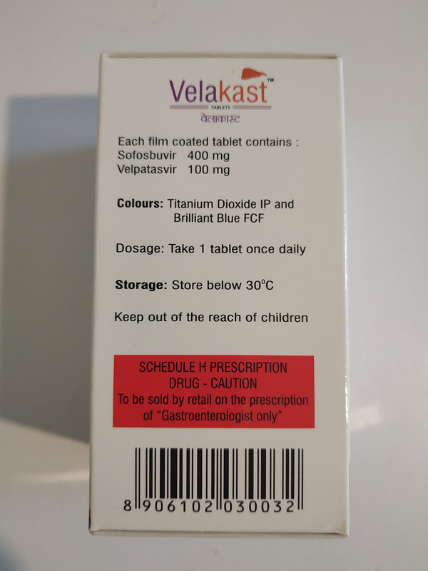 Buy treatment of hepatitis Sofosvubir and Velpatasvir