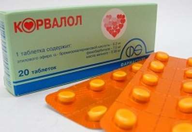 Corvalol 20 pills buy sedative herbal combination product